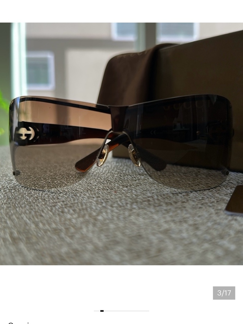 Gucci Y2K Shield Sunglasses (Model 2807/S) - Picture 2 of 15